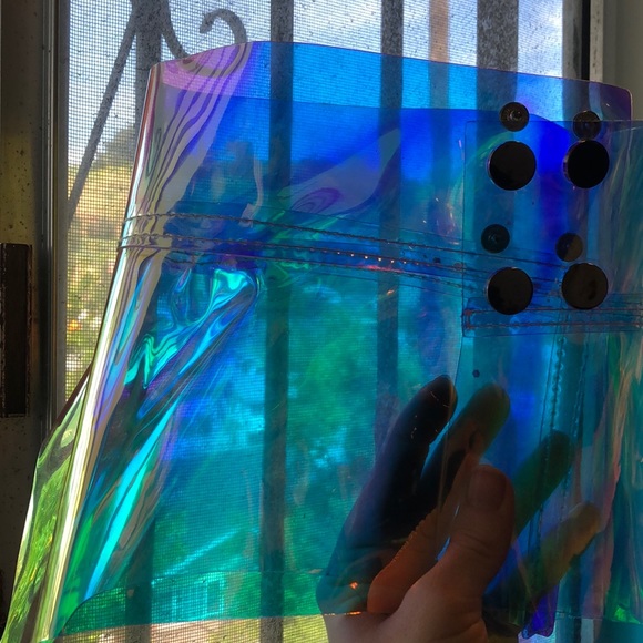 PVC Rave skirt vinyl festival leather harness edc - Picture 5 of 5